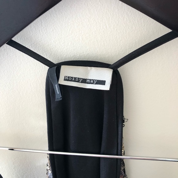 Noisy May Gold and Silver Sparkly Top - Picture 4 of 5